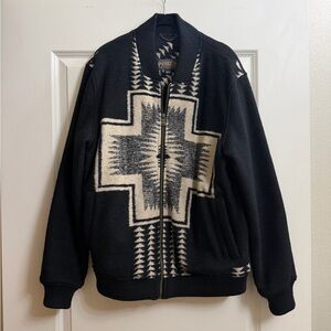 Pendleton Black & Cream Jacket Iconic warm